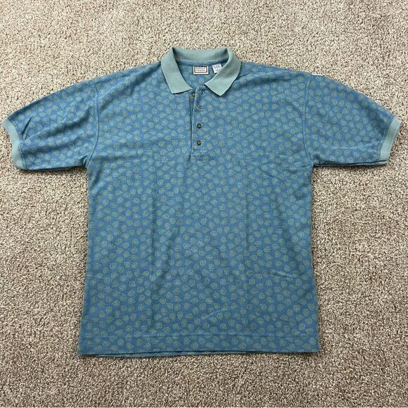Bugle Boy Other - NWT Vintage Bugle Boy Paisley Golf Polo men's L